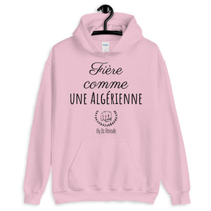 Sweat à capuche Fière comme une algérienne
