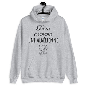 Sweat à capuche Fière comme une algérienne