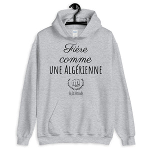 Sweat à capuche Fière comme une algérienne