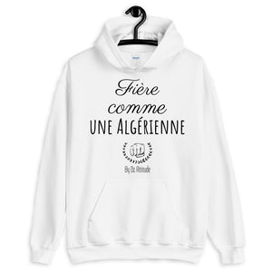 Sweat à capuche Fière comme une algérienne